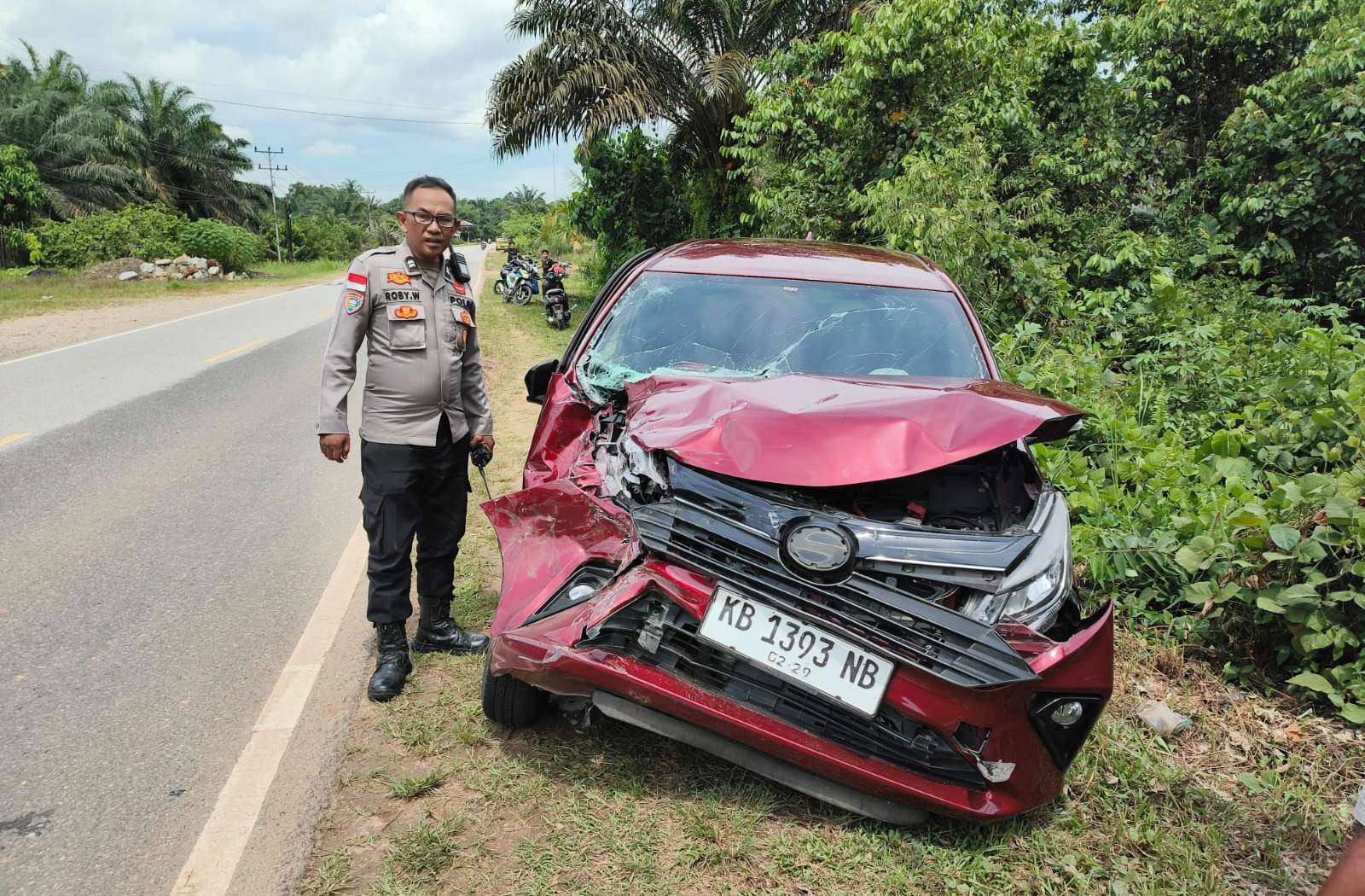 Mobil Taft Diduga Alami Gangguan, Tabrakan Tak Terhindarkan di Parindu