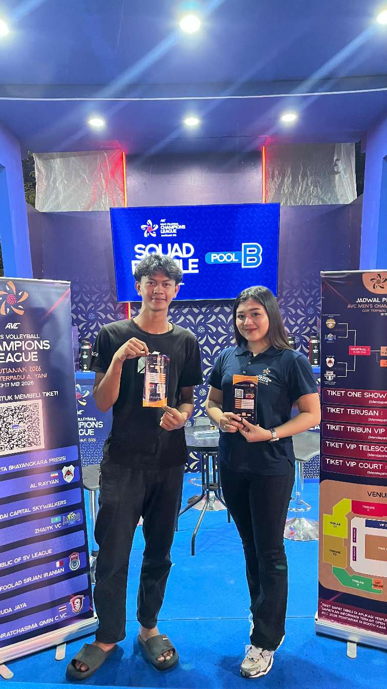 Yogyakarta Menjadi Puncak Kemeriahan Roadshow AVC 2026 Men’s Champions League di GOR Amongrogo