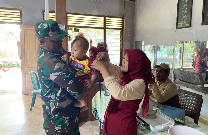 Sinergi Babinsa Dan Tenaga Kesehatan, Percepat Penanganan Stunting Di Kelurahan Sukorejo