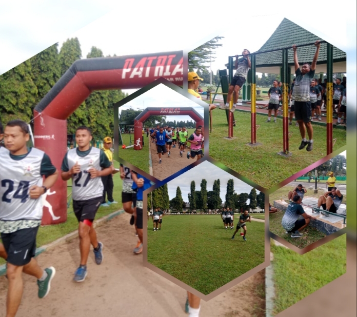 Jaga Kesiapan Fisik Prajurit, Personel Kodim 0808/Blitar Gelar Garjas Periodik I